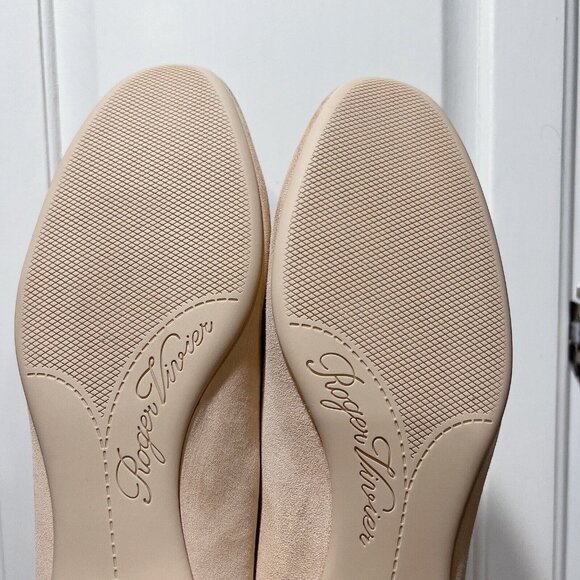 Roger Vivier Women's Shoes Flats Square Buckle Shallow Round Toe Heels 40 US 10 - Picture 14 of 14